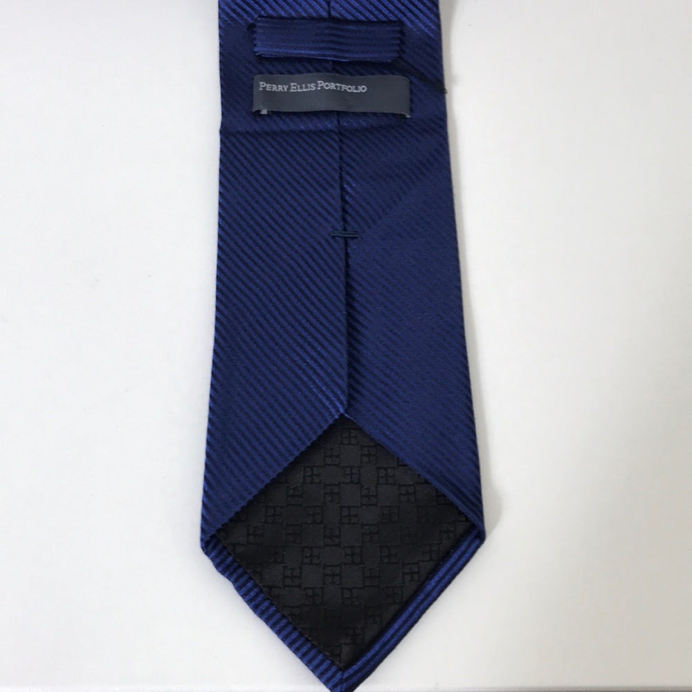 Blue With Black Stripes Perry Ellis Tie/ 3 for $10